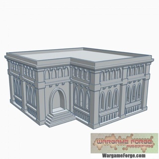 gothic building 68 g068 wargame forge Toys & Games Tabletop Characters Creatures Sci-Fi Universe 3D Printable Terrain Board Store 40k epic terrain 6mm battletech 8mm 3d print model - Mito3D
