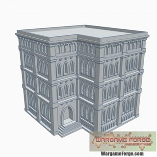 gothic building 70 g070 wargame forge Toys & Games Tabletop Characters Creatures Sci-Fi Universe 3D Printable Terrain Board Store 40k epic terrain 6mm battletech 8mm 3d print model - Mito3D
