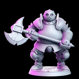 dhrun gigante cavaleiro 32mm dnd rn estúdio brinquedos jogos tampo mesa personagens criaturas fantasia universo borda loja rpg 3d print model - Mito3D
