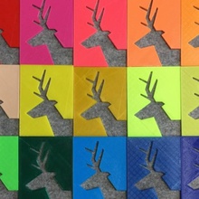 2d & 3d tiles deer toys games animal 3d print model - Mito3D