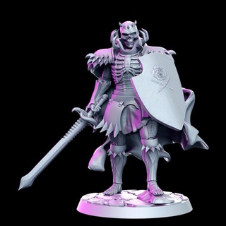 skrull - undead knight 32mm dnd rn estudio Toys & Games Tabletop Characters Creatures Fantasy Universe Board Store rpg 3d print model - Mito3D