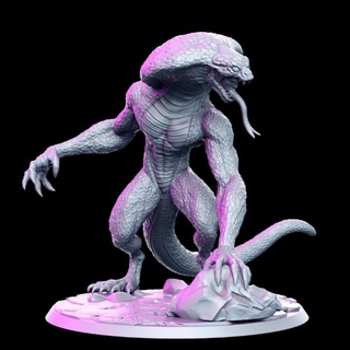 slither - summoner 32mm dnd rn estudio Toys & Games Tabletop Characters Creatures Fantasy Universe Board Store man rpg serpent 3d print model - Mito3D