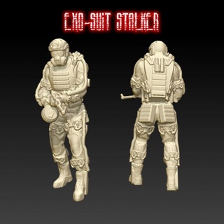 exo-suit stalker fcomin Toys & Games Tabletop accessories Characters Creatures Sci-Fi Universe Board modern wargaming tabletop 28mm 32mm post-apocalyptic apocalyptic 3d print model - Mito3D