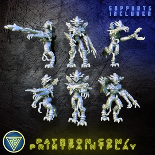 swarm caustic set print paint play Toys & Games Tabletop Characters Creatures Sci-Fi Universe Board Store alien bug insect rpg sci-fi miniature roleplaying tabletop 32mm starfinder corrovox 3d print model - Mito3D