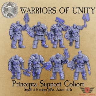 warriors unity - princepta support cohort tagged events Toys & Games Tabletop Characters Creatures Fantasy Universe Board Store warhammer 30k unification thunderwarriors 3d print model - Mito3D