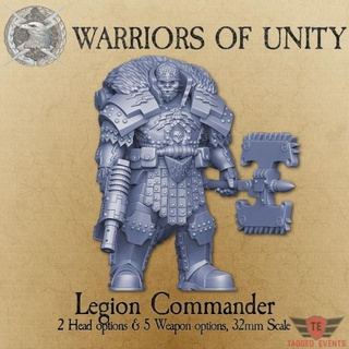 guerrieri unità legione comandante etichettato eventi giocattoli Giochi tavolo personaggi creature fantasia universo tavola negozio warhammer 30k unificazione tuono 3d print model - Mito3D