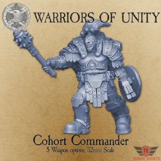 warriors unity - cohort commander tagged events Toys & Games Tabletop Characters Creatures Fantasy Universe Board Store warhammer 30k unification thunderwarriors 3d print model - Mito3D