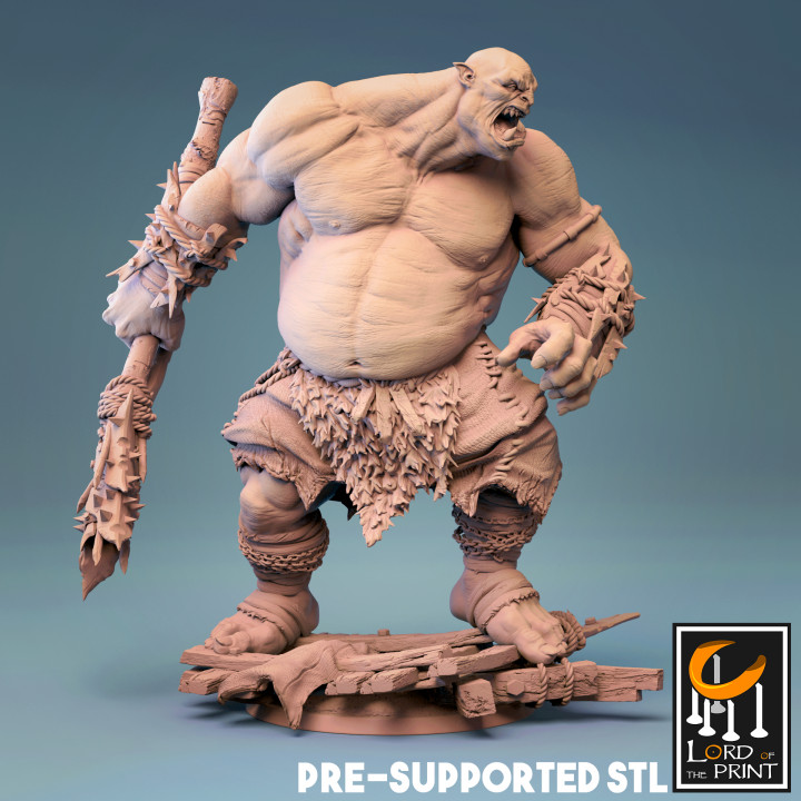 ogre lord print Toys & Games Tabletop Characters Creatures Fantasy Universe Board Store 3D print model - Mito3D