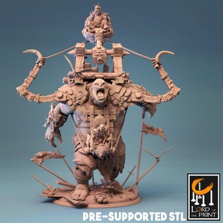 ogre siege lord print Toys & Games Tabletop Characters Creatures Fantasy Universe Board Store battle machinery 3d print model - Mito3D