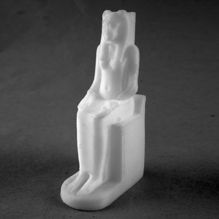 sekhmet musée royal l'ontario canada numérisation l'égypte égyptien statue royalontariomuseum 3D print model - Mito3D