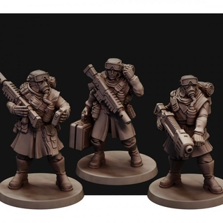 desert hawks recon team jukko Toys & Games Tabletop Characters Creatures Sci-Fi Universe Board Store 40k guard miniature tabletop infantry 3d print model - Mito3D