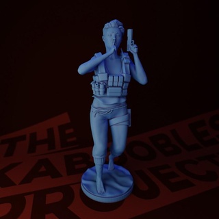 human gunslinger agent sax kaboobles project Toys & Games Tabletop Characters Creatures Board d&d starfinder 3d print model - Mito3D