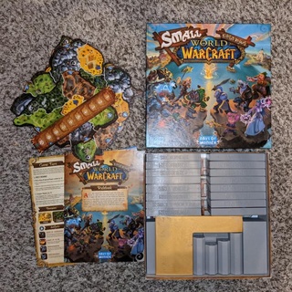 small world warcraft - smallworld storage solution pandora's hobbies Toys & Games Tabletop accessories Board board game sleeve boardgame insert cartridge orgainizer 3d print model - Mito3D