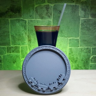 rolo montanha russa adha arimi casa jardim cozinha jantar porta copos bebida 3d print model - Mito3D