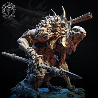 sekhaton scouts x3 poses bestiarum miniatures Toys & Games Tabletop Characters Creatures Fantasy Universe Board Store beast fantasy reptile warhammer 32mm reptilian lizardfolk lizardmen dynosaurus 3d print model - Mito3D