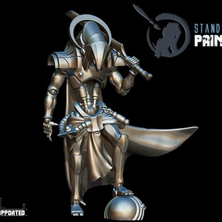 sohdil stand'art painting Toys & Games Tabletop Characters Creatures Sci-Fi Universe Board 40k battle egypt egyptian god hero space technology undead warhammer zombie tech dynasty wargame immortal pharaon stargate shard necrons necron ancien spacezombie 3d print model - Mito3D