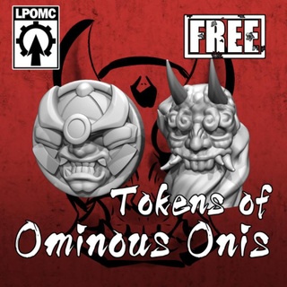 ominous onis tokens pre supported chih-te yu Toys & Games Tabletop Characters Creatures Fantasy Universe Board game tabletop blood bowl fantasy football 3d print model - Mito3D