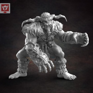 demon brute clawer red clay collectibles Toys & Games Tabletop Characters Creatures Fantasy Universe Board Store viking 3d print model - Mito3D