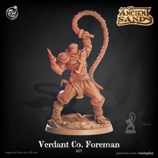 verdant co foreman pre-supported cast n play Toys & Games Tabletop Characters Creatures Fantasy Universe Board Store desert fantasy dnd castnplay presupported thamarya onancientsands verdantco 3d print model - Mito3D