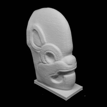 pedra cabeça 2 museu britânico londres scan 3d print model - Mito3D