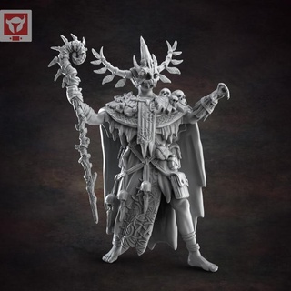 shaman norse demon red clay collectibles Toys & Games Tabletop Characters Creatures Fantasy Universe Board Store viking 3d print model - Mito3D