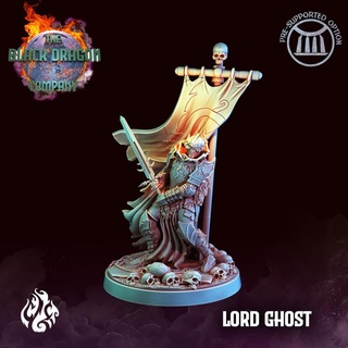 lord ghost crippled god foundry Toys & Games Tabletop Characters Creatures Fantasy Universe Board Store black dragon fantasy rpg warrior villain evil patreon dnd mercenaries cfg 3d print model - Mito3D