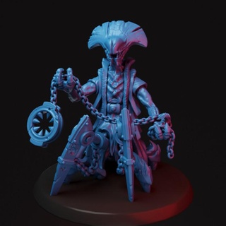 haser hained ratman forge Toys & Games Tabletop Characters Creatures Fantasy Universe Board Store warhammer chaos trader skaven 3d print model - Mito3D