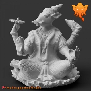 varaha boar mgoi  Scan the World Education Art Home & Garden Homeware Ornaments god hindu india avatar boar vishnu varaha  3d print model - Mito3D