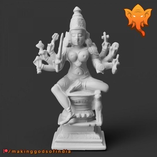 Mariamman deusa chuva Varredura mundo Educação arte casa jardim utensílios domésticos enfeites hindu Índia escultura 3d print model - Mito3D