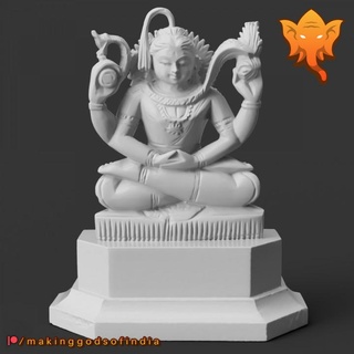 Shiva meditasyon iyi taramak dünya Eğitim Sanat ev Bahçe eşyaları süsler oymacılık Hindu Hindistan Hintli 3d print model - Mito3D