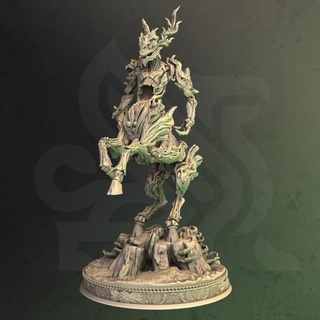 angered forest spirit - melwyn dm-stash Toys & Games Tabletop Characters Creatures Fantasy Universe Board boss creature fantasy monster deity evil enemy dnd fey 3d print model - Mito3D