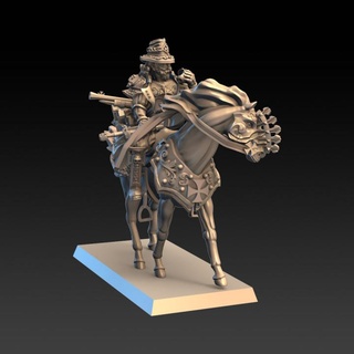 imperial inquisitor horse dragon's lake miniaturas Toys & Games Tabletop Characters Creatures Fantasy Universe Board Store hero rpg wargames warhammer wargame rol rider empire 9thage ageofsigmar aos theninthage 3d print model - Mito3D