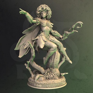 forest dryad - elenil dm-stash Toys & Games Tabletop Characters Creatures Fantasy Universe Board Store fantasy female character nymph fairy spirit dnd fey faerie 3d print model - Mito3D