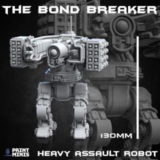 bond breaker - dieselpunk mech automata collection print minis Toys & Games Tabletop Characters Creatures Sci-Fi Universe Board android machine metal robot sci-fi cyberpunk titan 3d print model - Mito3D