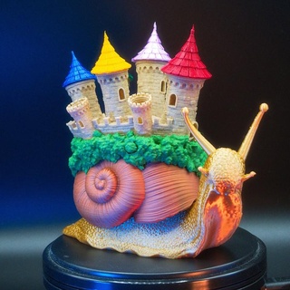snailfort jukka sepp nen Home & Garden Homeware Ornaments Toys Games Animal Creature Figures Tabletop accessories Characters Creatures Fantasy Universe Store animal creature tower snail miniature assembly castle multipart fortress 3d print model - Mito3D