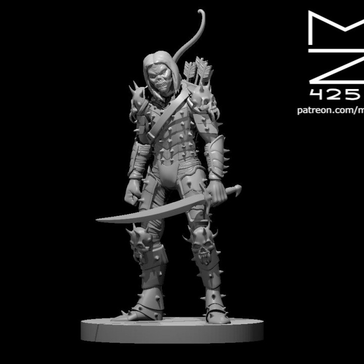 wight actualisé miguel Zavala jouets Jeux table personnages créatures fantaisie univers planche 3D print model - Mito3D