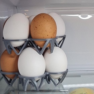 huevo almacenamiento salvar espacio refrigerador Hartvik línea hogar casa jardín cocina comida accesibilidad desayuno mesa apilar paquete 3d print model - Mito3D