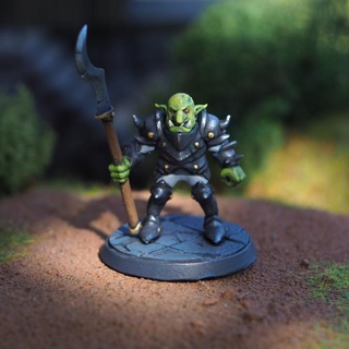 goblin warrior presupported joel landberg Toys & Games Tabletop Characters Creatures Fantasy Universe Board miniature 28mm pathfinder frostgrave dungeons&dragons mordheim supported runequest 3d print model - Mito3D