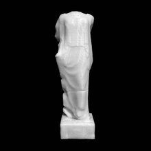 mulher vestindo peplos museu britânico londres scan 3d print model - Mito3D