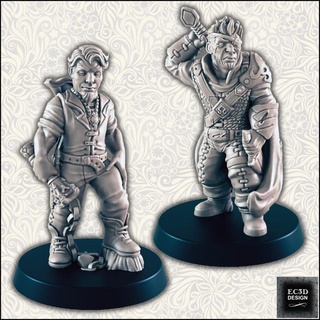 werewolf hunters support-free evan carothers  Toys & Games Tabletop Tabletop Characters & Creatures Fantasy Universe Tabletop Tabletop Characters & Creatures Board Games Tabletop Store support-free vampire hunter supportless werewolf  3d print model - Mito3D