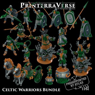 002 celtic warriors printerra studios  Toys & Games Tabletop Tabletop Characters & Creatures Fantasy Universe Tabletop Tabletop Characters & Creatures Board Games Tabletop flower ancient archer beast culture england fantasy forest girl god goddess hero knight leaf legend man nature soldier tree wargaming warrior woman magic british horse religion celtic witch irish pc mage europe dungeonsanddragons tabletop diorama minis rune village town jungle myth dnd chariot leprechaun warriors druid pagan tabletoprpg npc printerra printerraverse laeg fianna  3d print model - Mito3D