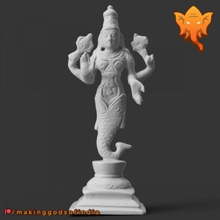 first avatar vishnu - matsya fish mgoi Scan the World Education Art Home & Garden Homeware Ornaments god hindu india 3d print model - Mito3D