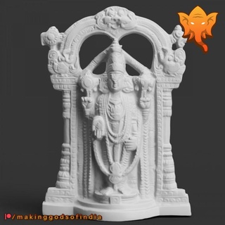 Venkateswara destructor pecados escanear mundo educación Arte hogar casa jardín menaje adornos Dios hindú India tirumala 3d print model - Mito3D