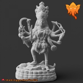 maha kali - goddess time death doomsday mgoi Scan the World Education Art Home & Garden Homeware Ornaments hindu india 3d print model - Mito3D