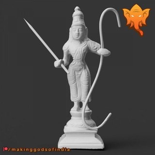 séptimo avatar vishnu rama Perfecto hombre escanear mundo educación Arte hogar casa jardín menaje adornos Dios hindú India 3d print model - Mito3D