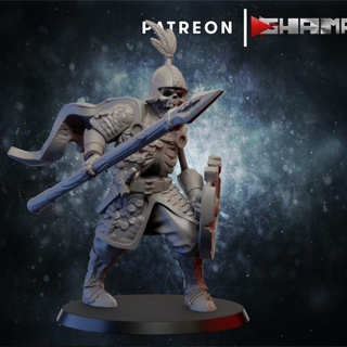undead2 skele 4 support ready ghamak Store dragons dungeons fantasy miniature hammer wargame dnd wh dndwh 3d print model - Mito3D