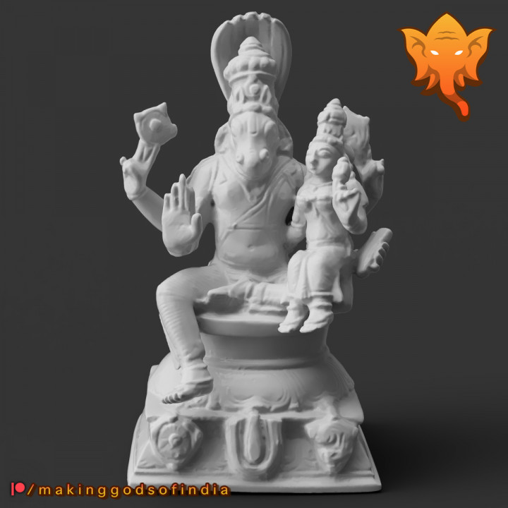 Hayagriva Deus sabedoria lakshmi Varredura mundo Educação arte casa jardim utensílios domésticos enfeites hindu Índia cavalo avatar Vishnu 3D print model - Mito3D