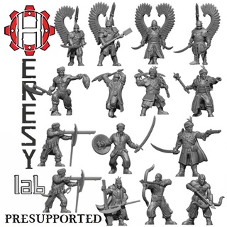 heresylab - amber husaria warband presupported axia citizens old world Toys & Games Education History Tabletop Characters Creatures Fantasy Universe Board Store rpg wargaming warhammer dungeonsanddragons frostgrave mordheim kingsofwar citizensoftheoldworld amberhusaria 3d print model - Mito3D