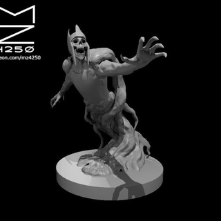 wraith updated miguel zavala Toys & Games Tabletop Characters Creatures Fantasy Universe Board ghost spooky undead 3d print model - Mito3D