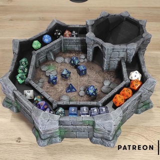 dice tower & tray makers anvil  Toys & Games Tabletop Tabletop accessories Tabletop Tabletop Characters & Creatures Fantasy Universe Board Games Tabletop dice roleplay wargames wargaming dices dicetower pathfinder dungeons&dragons dicetray dungeonmaster  3d print model - Mito3D